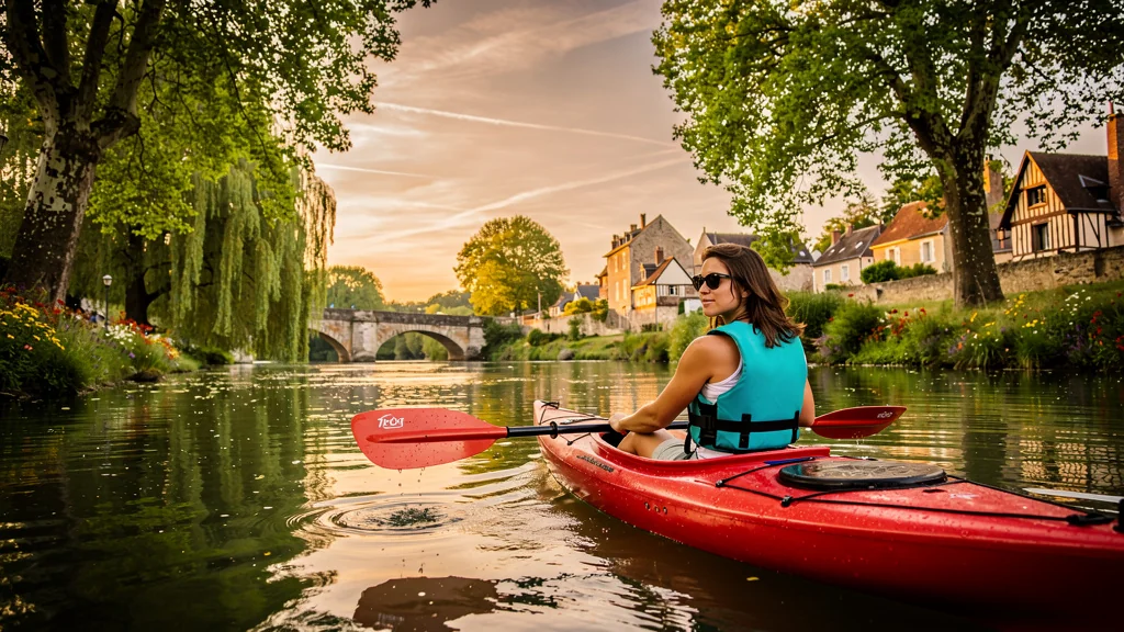 balade en kayak a vernon