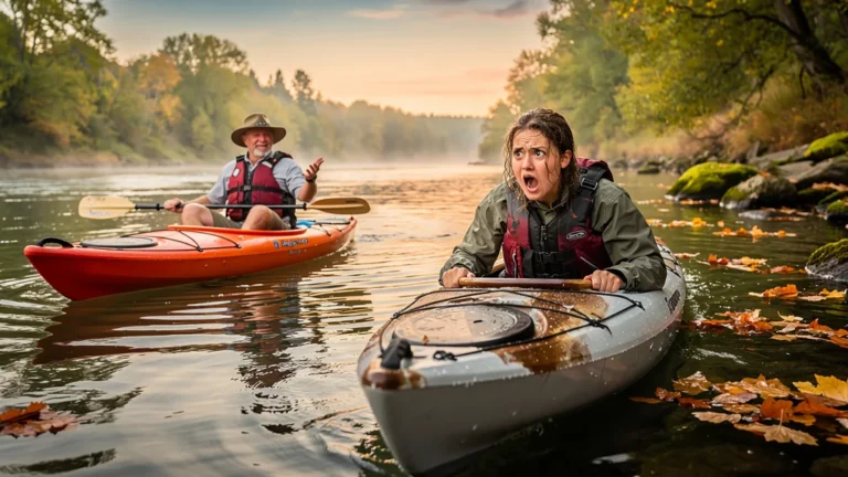 Comparaison kayak sit-on-top et kayak fermé pour débutants lors d’une sortie à Vernon
